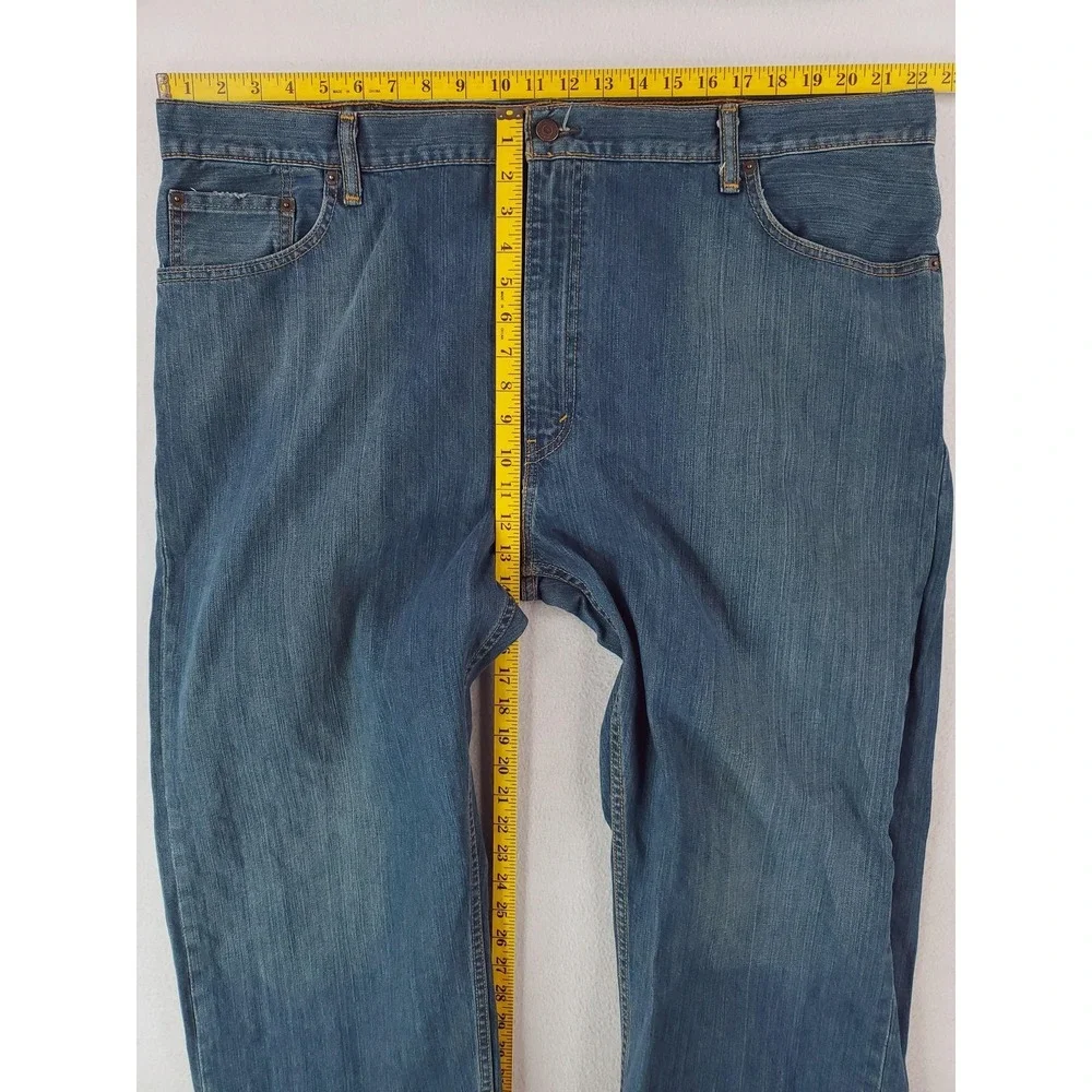 Levis 559 Jeans Mens 44x30 Blue Straight Leg Relaxed Fit Denim Medium Wash Pants